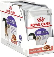 Royal Canin® Sterilised Gravy Kısırlaştırılmış Yetişkin Kedi Yaş Maması 85 Gr*12