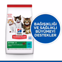 Hill's Scıence Plan Kitten Tuna Balıklı Yavru Kedi Maması 1,5 kg.